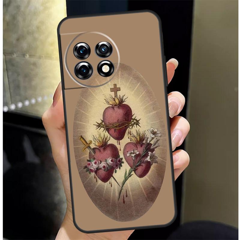 

Hearts of the Holy Family Cover For OnePlus Nord CE 4 2 3 Lite N10 N20 N30 OnePlus 13 12 11 10 Pro 10T 8T 12R 13R Case For OnePlus 13R