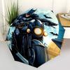 1pc Batman Motorcycle Night Cityscape Umbrella with Plastic Handle,Suitable for All Seasons Travel Outdoor Multi-functional UmbrellaDCS066