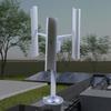 Vertical Axis Wind Turbine Model Three-phase Permanent Magnet Generator Windmill Toy Night Light Making DIY Display