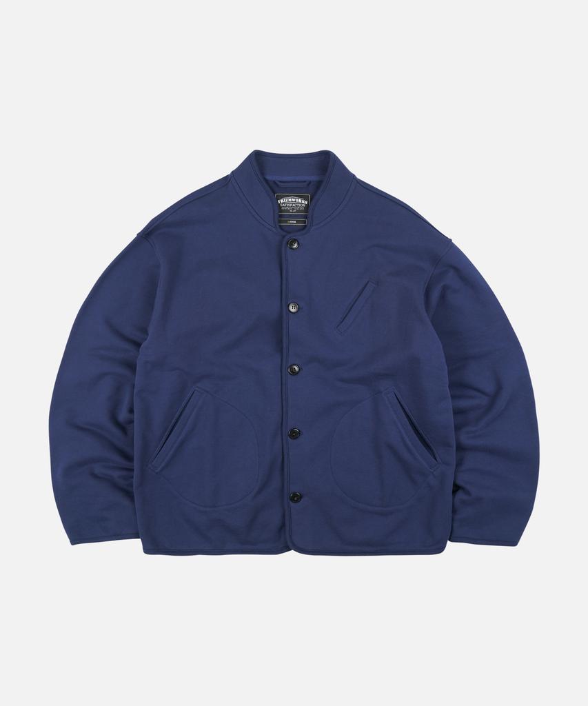 Frizmworks Varsity Sweat Cardigan _ Navy