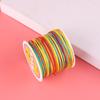 Boting 30m Multicolor Jade Thread: 5-Color DIY Gradient Jewelry & Braiding Cord
