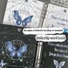 Binder Photo Album Cartoon Butterfly Series A5 Loose-Leaf Album Photocard Collection Books Small Card Storage Book Gifts