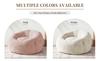 Large Round Bean Bag Lounge Chair with Enhanced Stability for Versatile Living Room and Bedroom Relaxation