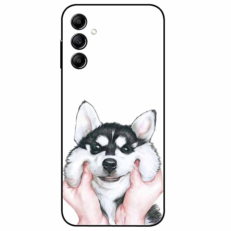 Silicone Phone Case For Samsung Galaxy A54 5G A34 A14 A24 Cover TPU Protective Soft Cat Para Funda for SAMSUNG A54 A 54 Fashion
