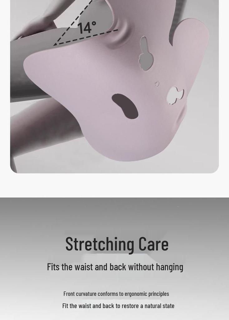 Ergonomic Breathable Lumbar Support Seat Cushion for Long Sitting