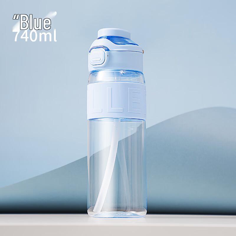 

Diller Portable Sports Water Bottle with Straw & Handle