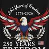 250th Anniversary America Garden Flag 250 Years of Freedom Patriotic Banner 4th of July Yard Sign for Independence Day Memorial Day Gift