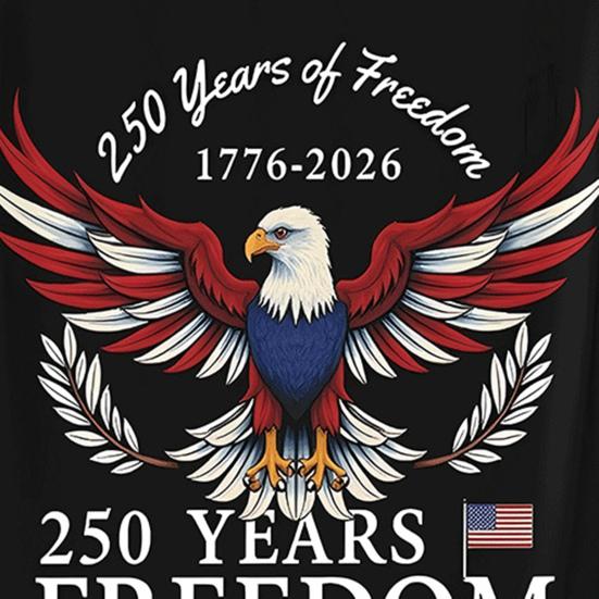250th Anniversary America Garden Flag 250 Years of Freedom Patriotic Banner 4th of July Yard Sign for Independence Day Memorial Day Gift