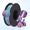 Gradient Rainbow Color PLA Filament 1.75mm 3D Printer Filament 1kg (2.2lbs) Translucent PLA Silk Matte Glitter Gradient Filament