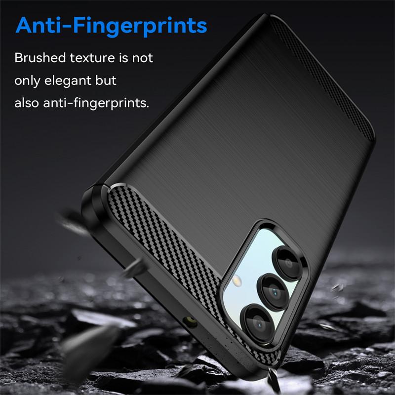 For Samsung Galaxy A16 5G Deksel Samsung Galaxy A16 5G Beskyttelse Støtsikker Børstet TPU Telefon Bakdeksel For Samsung Galaxy A16 5G