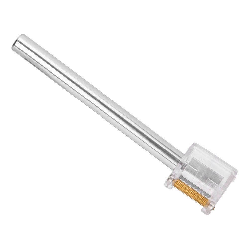 

Многофункциональная ручка для нанесения масла на края кожи, роликовый аппликатор для окрашивания краев, инструмент для рукоделия из кожи(синий ) серебряный