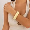 Translucent Resin Bracelet, Exaggerated Irregular Shape Bracelet, Retro Style Lightweight Layered Bangle for Jewelry Gift