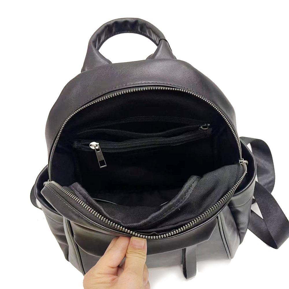 Batoh z pravé kůže Malý Vintage Dámský batoh Ležérní Módní Cestovní taška Měkký studentský batoh z hovězí kůže