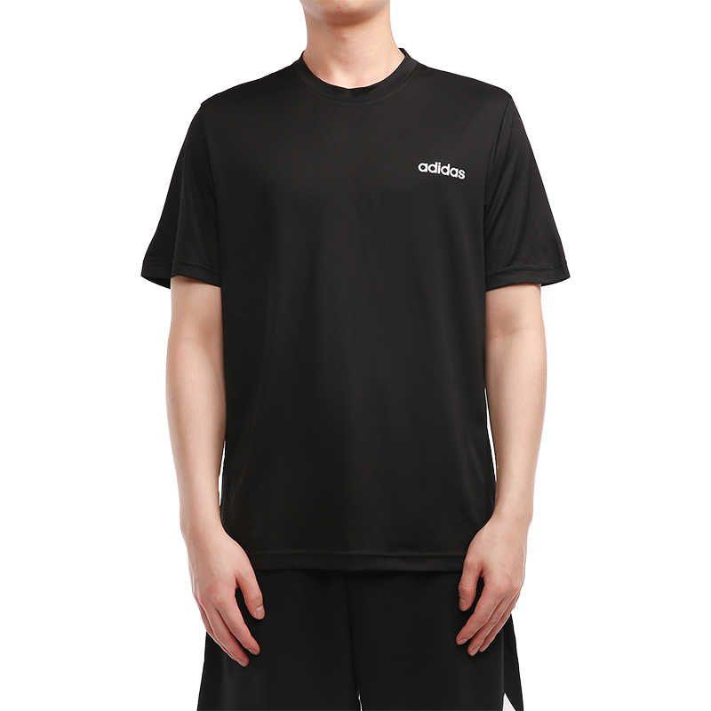 adidas T Shirts Men's Black Crew Neck Moderate Straight Fit FL0286