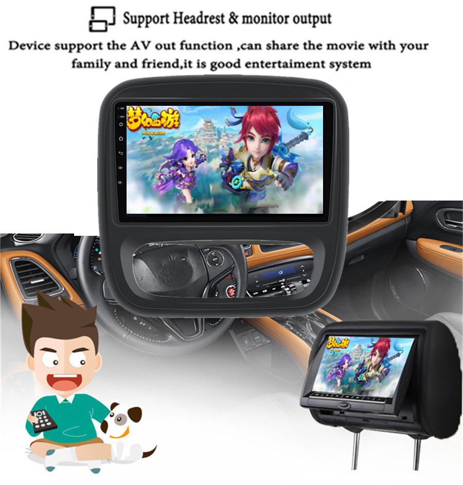 9" Android 11.0 Car Stereo Radio GPS For 2014-2021 Renault Trafic 3 with Carplay