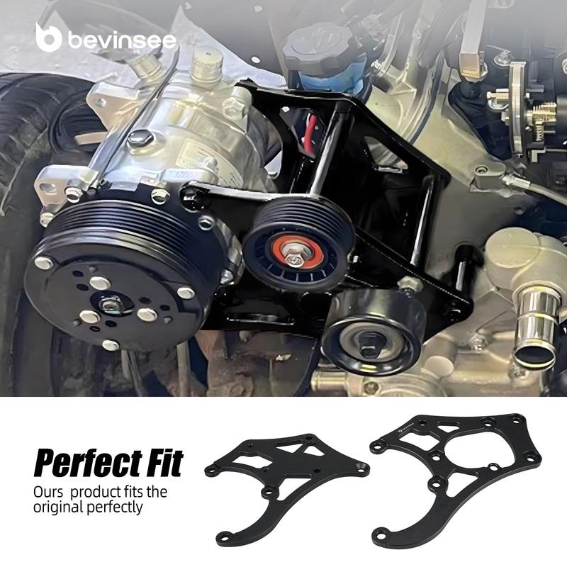For Sanden 508 LS LSX Truck SUV A/C Air Conditioner Compressor Bracket & Tensioner Kit For LM7 LR4 LQ4 L59 LQ9 LM4 L33 L92 L76