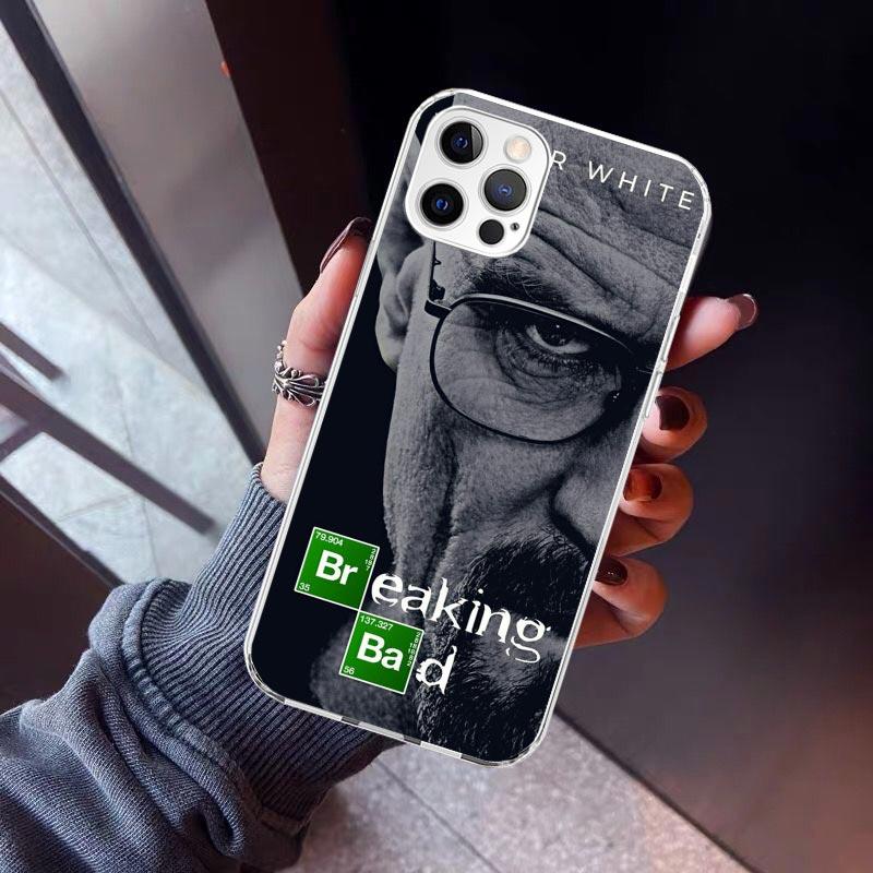 Breaking Bad WalterWhite Phone Case For iPhone 17 Air 11 13 Mini 14 15 Plus 16 12 Pro Max 16E SE 7 8 Pattern Soft TPU Back Cover
