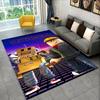 Cartoon R-Robloxs Spiel Gamer Teppich für Spielzimmer Schlafzimmer Wohnzimmer Sofa Heimdekoration, Kinderteppich Rutschfeste Fußmatte