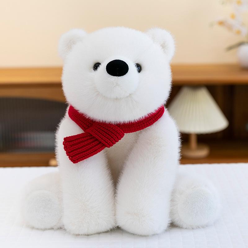 New Cute Confession Polar Bear Plush Toy Hug Bear Doll Ragdoll Girlfriend Valentine's Day Gift Event