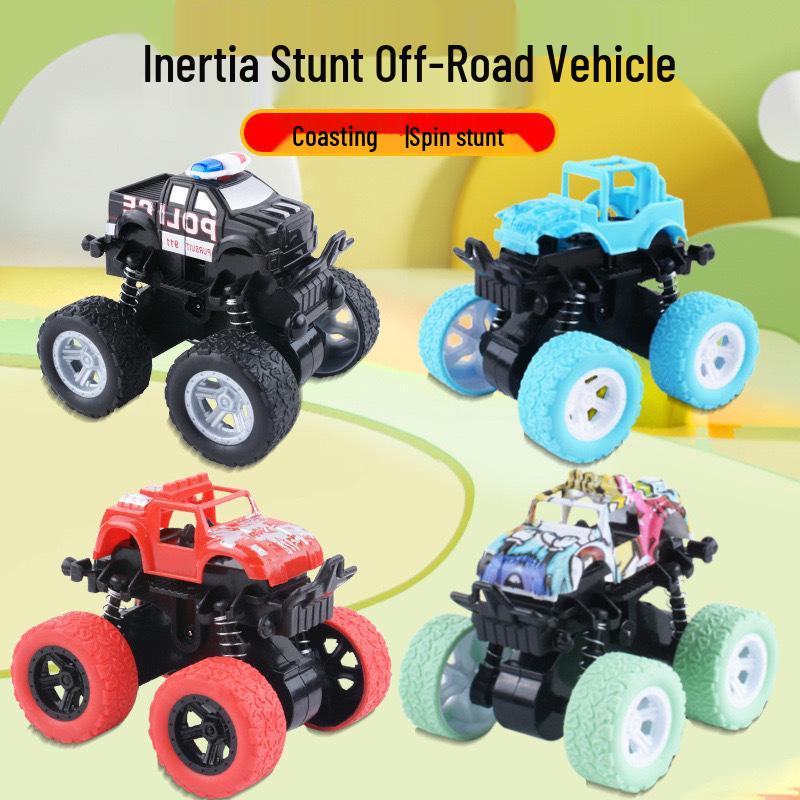 Хит продаж Инерционная детская внедорожная трюковая машина - 4WD Переворот и возможности лазания