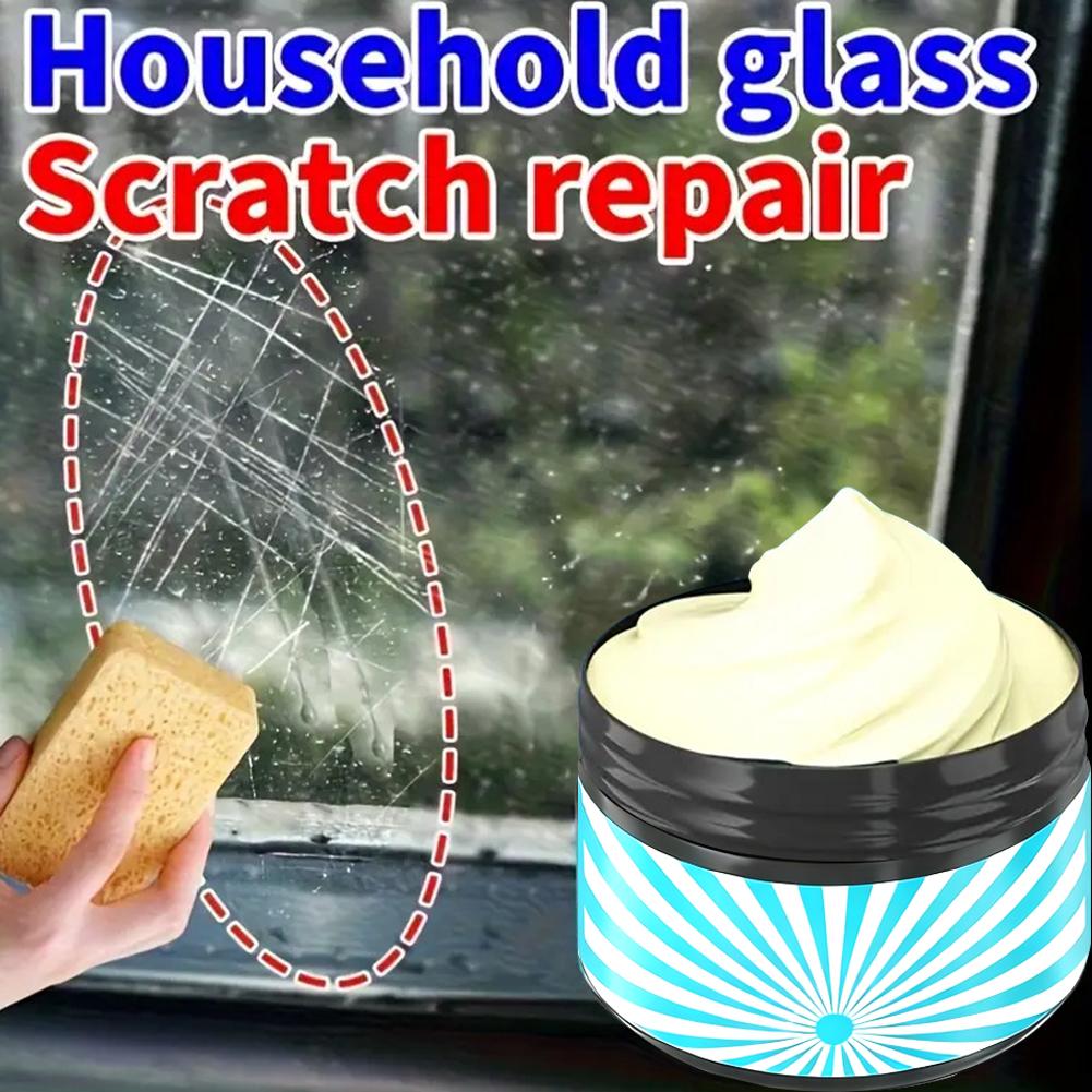 30g/100g Glass Scratch Repair Paste - Universal For Repairing Scratches On Car Windows, Bathroom Glass, Glasses, Lenses S6P9