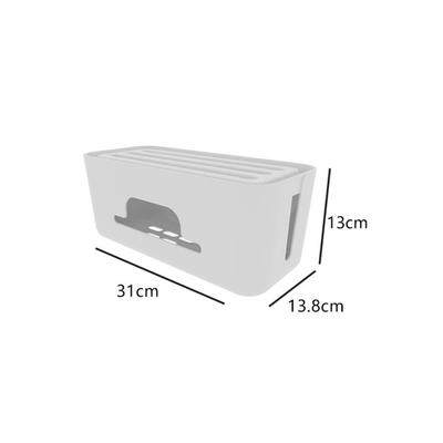 Desktop Data Cable Storage Box Socket Data Cable Storage Rack Wire Sorting Box Household Storage Boxes Bins Organization