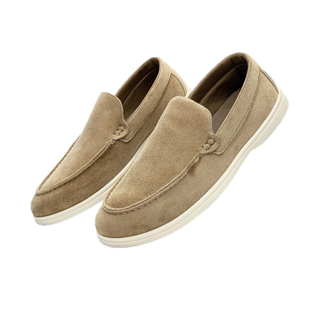 Men's Shoes Loafers Doudou Men's Shoes Large Size 2025 New Men's Lazy Shoes Daily Casual Shoes Solid Color