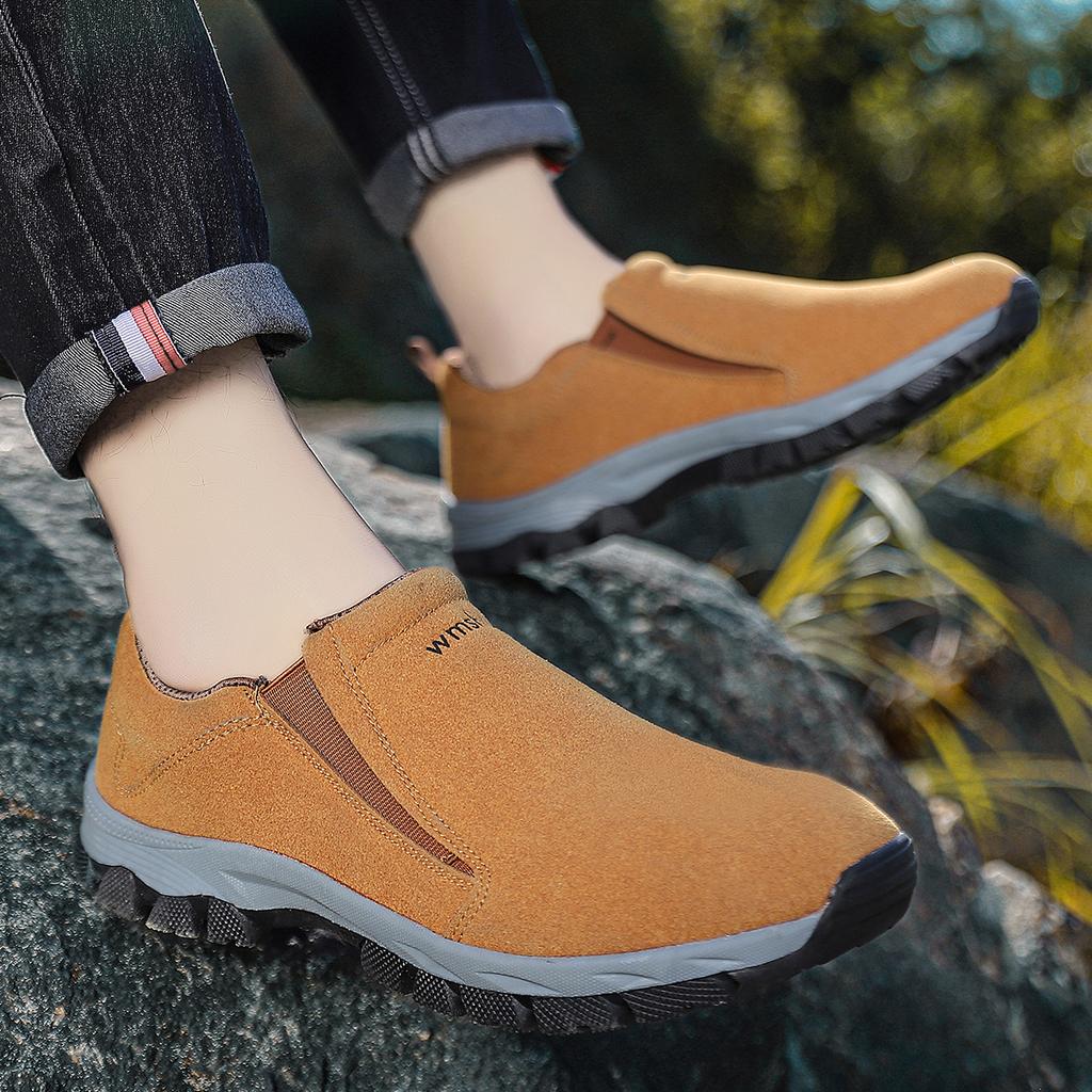 Men Shoes Comfortable Casual Shoes for Men Walking Sneakers Slip On Loafers Men Lightweight Moccasin Male Footwear Rubber Sole