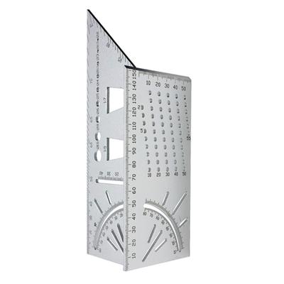 Metal Welltop 3D Gehrungswinkelmesswerkzeug 45/90° WinkelT-Lineallehre für dreidimensionale Gegenstände Messen Holzrohre