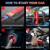 EAFC Car Jump Starter Starter Battery Power Pack 12V 600A Jump Starter Auto Buster Emergency Booster Car Charger Jump Start