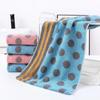 2Pcs Thickened Stripe Spot Baby Bath Towel 30x60cm Shower Towel Cotton Hand Towel  Face Wash