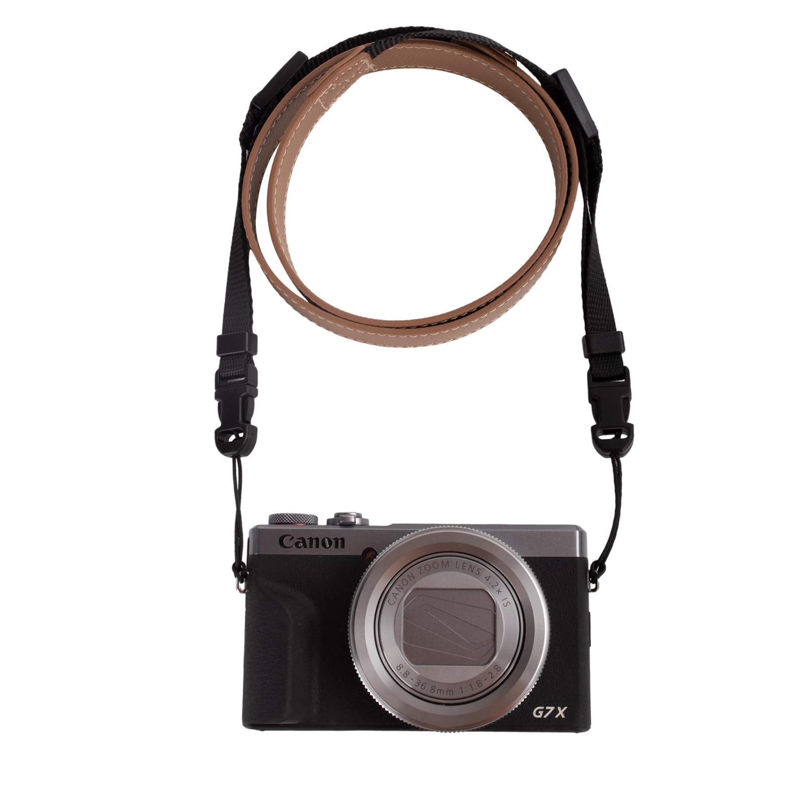 

VOVMOEYA Camera Camera Neck Strap for and Panasonic G7X Mark Shoulder Strap for Compact Mirrorless and Digital Stylish Strap with Drop PU Leather