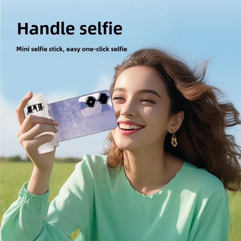 Mini Selfie-Stick Stativ 3in1 Handyhalter mit abnehmbarer Fernbedienung Tragbares Reise-Selfie-Stick Stativ Verwacklungsschutz Handyhalterung