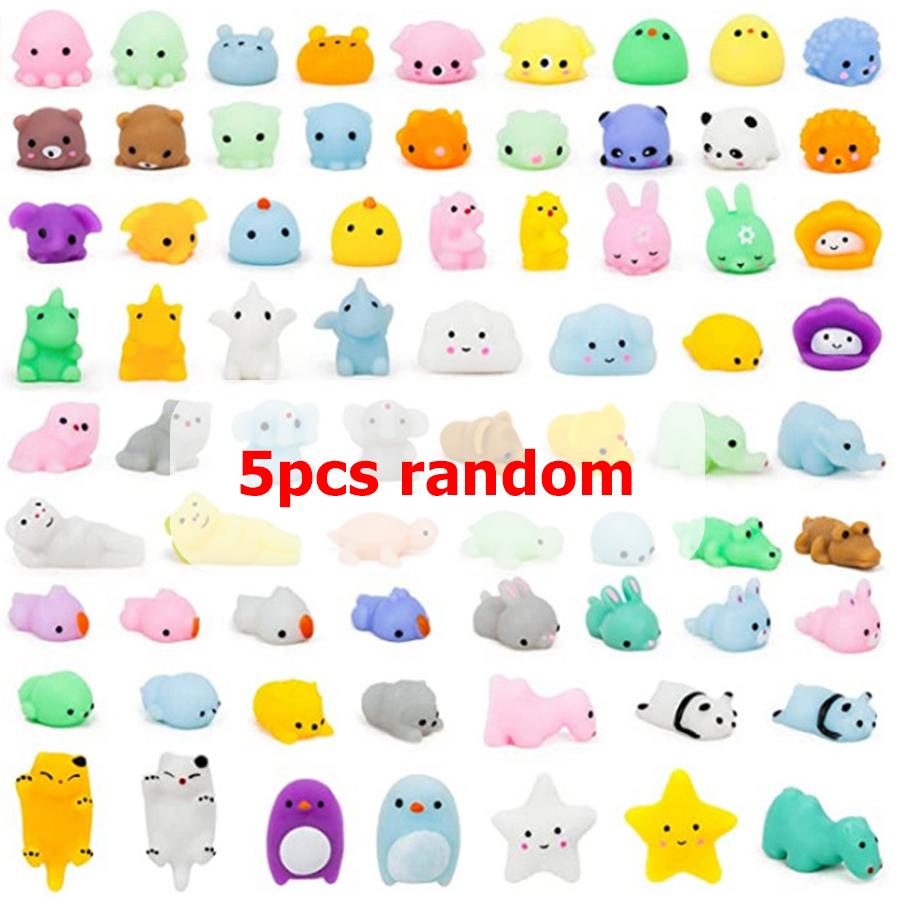

5/10/20pcs Cute Animal Antistress Ball Squeeze Mochi Rising Toys Abreact Soft Sticky Stress Relief Toys Funny Gifts