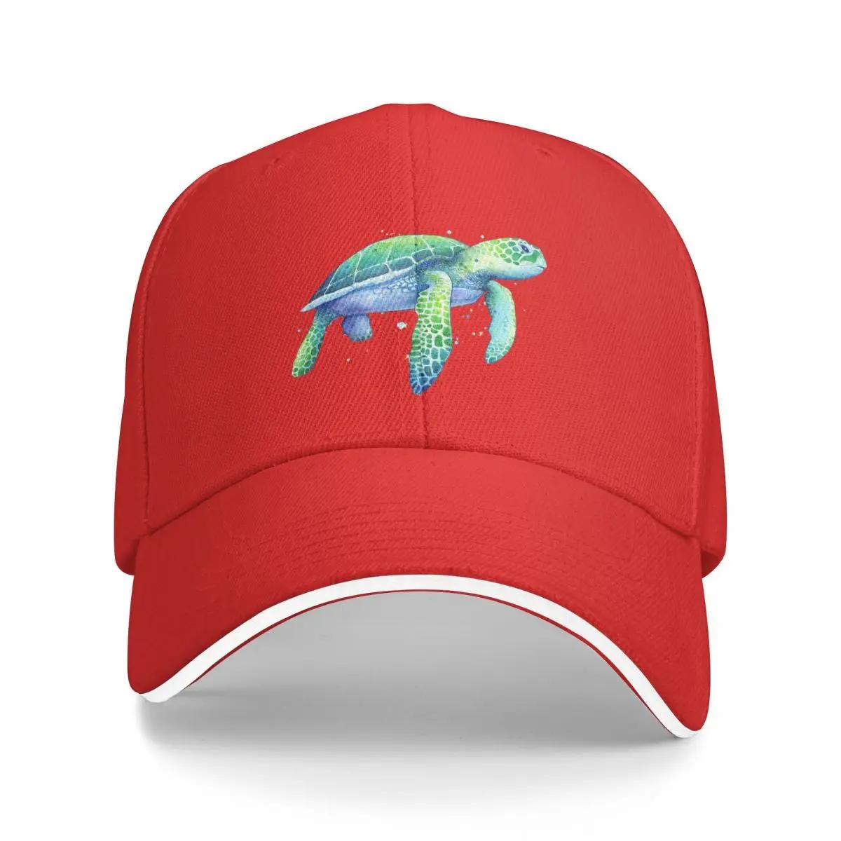 

Green Sea Turtle Cap Fashion Casual Baseball Caps Adjustable Hat Hip Hop Summer Unisex Baseball Hats Customizable Polychromatic One Size