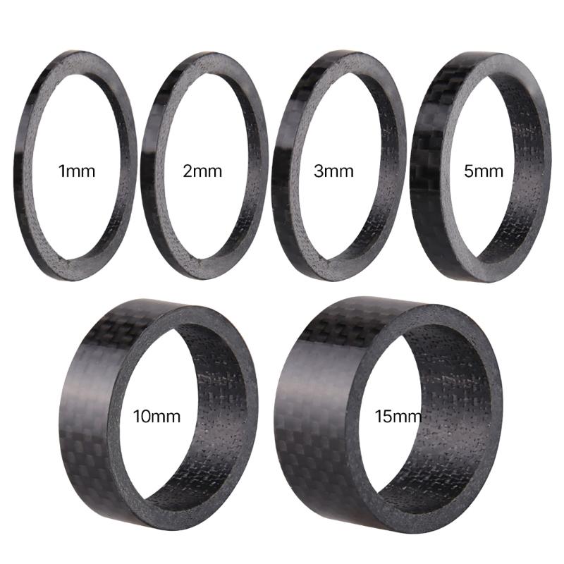 5Pcs Bicycles Headset Spacer Bike Front Stem Fork Washer for Mountain, Road Bike