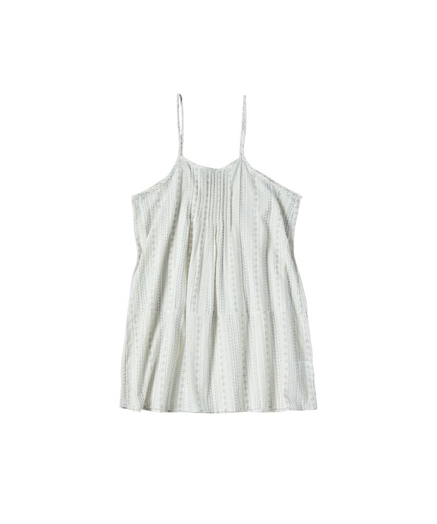 Comoni Nose W Flower Pintuck One-Piece [Violet]
