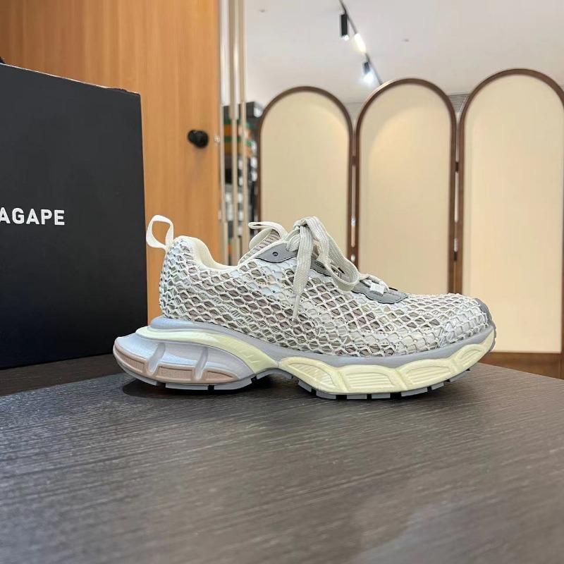 

Мужские кроссовки в стиле «папиных кроссовок», новинка ранней весны, парные 3XL, трендовые, повседневные, универсальные, на толстой подошве, увеличивающие рост, спортивные кроссовки 35 шампанского