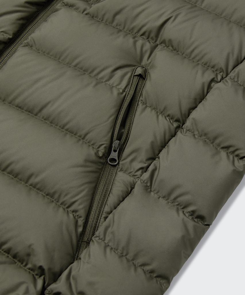Musinsa Standard [City Leisure] Hooded Light Down Jacket [Khaki]