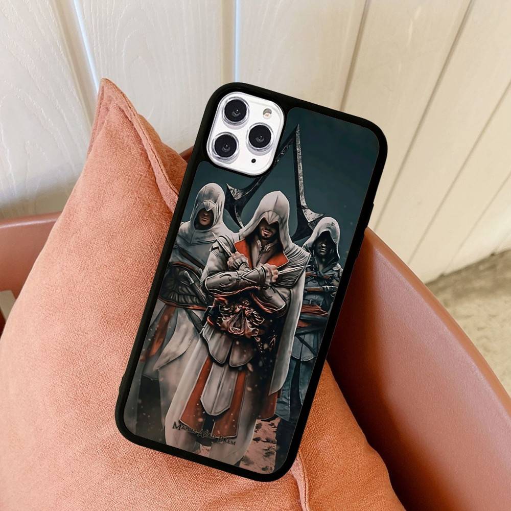 Funny A-Assassins Game C-Creed PC+TPU Shockproof Protective Phone Case For IPhone17 14 15 16 Pro Max 13 12 11 17 Air