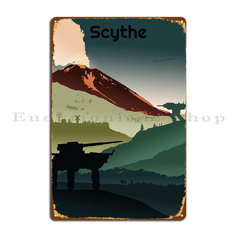 

Scythe Board Game Print Metal Sign Bar Vintage Club Party Iron Tin Sign Poster 20x30cm