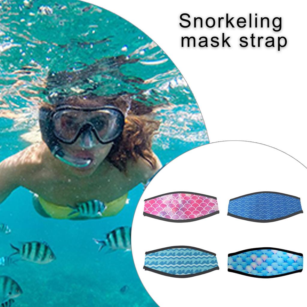 Neoprene Mask Strap Cover Diving Mask Straps Swimming Dive and Snorkel Mask Strap Comfortable Hair Protector Wrap