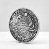 Monete d'Argento Zodiacali, Dodici Segni Zodiacali, Monete Creative, Capricorno, Leone, Vergine, Regali in Metallo