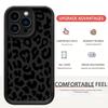 Leopard Print Emery Stair Tread iPhone 15/16/17 Case - Black Groove Design