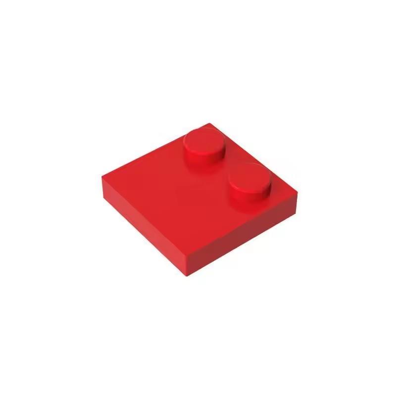 100pcs MOC Bricks Compatible Assembles Particles 33909 2x2 Half Edge 2 Bump Base Plat Building Blocks Parts Kid Toys