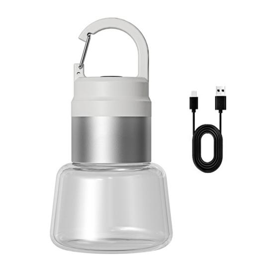 Outdoor Camping Lantern USB Rechargeable Waterproof Detachable Water Bottle Light Portable Hiking Backpacking LED Hanging Lamp