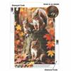 Squirrel DIY Diamond Art Painting Kit with Shiny Resin Diamonds for Adults Relaxing Craft Wall Decor and Handmade Gift Idea Set Decor