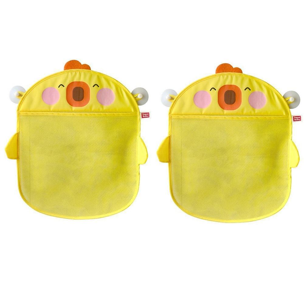 

2 шт. Подвесная сумка для хранения детских игрушек для ванной с присоской, Органайзер для ванной для ванны жёлтый