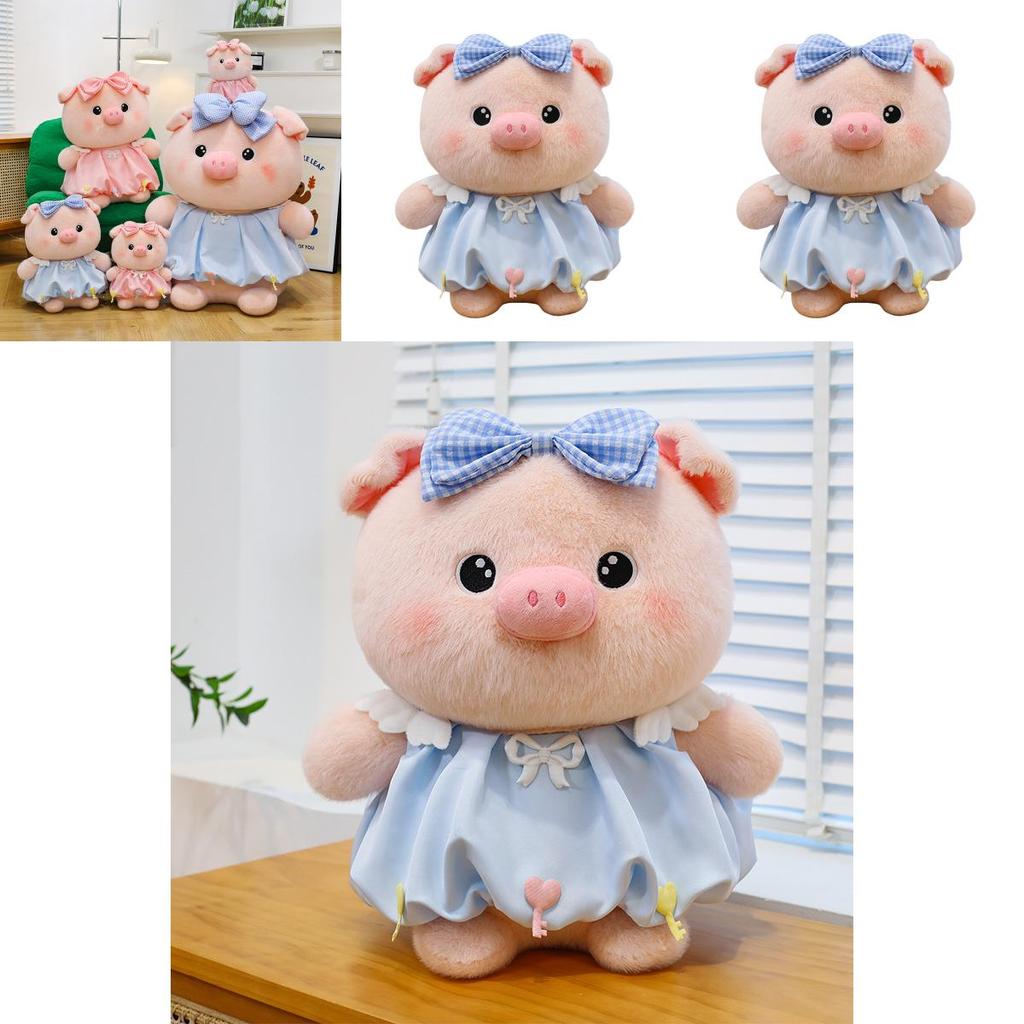 Plush Pig Keychain Toy With Soft Pp Cotton For Romantic Gift And Wedding Celebration