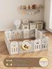Little Bear Indoor Baby Playpen and Crawling Mat for Small Spaces
